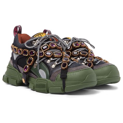 gucci flashtrek sega green